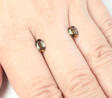 Пара андалузитов 1,22 карата 