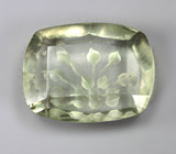 Резной зеленый аметист 9,04 карата 