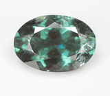 Голубовато-зеленый турмалин 3,36 карата 