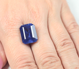 Крупный ярко-васильковый танзанит 17,84 карата 