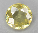 Зеленовато-желтый сфен высокой дисперсии 1,12 карата 