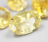Набор из 5 желтых сапфиров 1,69 карата 