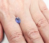 Насыщенный танзанит 0,77 карата 