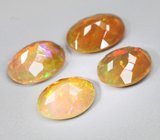 Набор из 4 эфиопских опалов 4,54 карата 