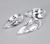 Редкий набор из 3 данбуритов высокой чистоты 6,15 карата