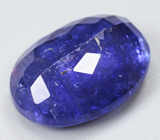 Крупный насыщенный танзанит 5,53 карата