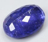 Крупный насыщенный танзанит 5,53 карата 
