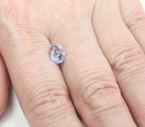 Без облагораживания! Голубовато-пурпурный сапфир 1,37 карата 