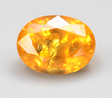 Без облагораживания! Ярко-желтый сапфир 1,38 карата 
