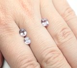 Набор из 3 пастельно-лавандовых шпинелей 2,56 карата 