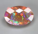 Ограненный "медовый" эфиопский опал 2,77 карата 