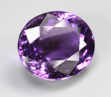 Чистейший крупный уругвайский аметист 28,2 карата 