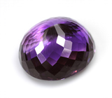 Чистейший крупный уругвайский аметист 28,2 карата 