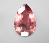 Крупный оранжевато-красный турмалин 6,99 карата 