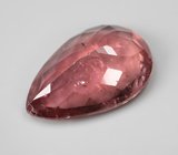 Крупный оранжевато-красный турмалин 6,99 карата 