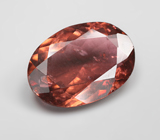 Крупный оранжевый турмалин 6,31 карата 