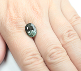 Голубовато-зеленый турмалин 4,39 карата 