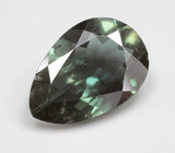 Голубовато-зеленый турмалин 3,24 карата 