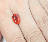 Чистейший мексиканский ограненный «огненный» опал 2,41 карата 