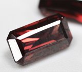 Пара красновато-оранжевых цирконов высокой чистоты 3,94 карата 