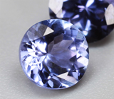 Пара танзанитов 1,17 карата 