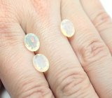 Набор из 3 ограненных эфиопских опалов 3,55 карата