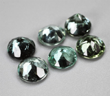 Набор из 6 турмалинов 5,43 карата 