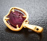 Золотой кулон с насыщенным рубином 2,37 карата
