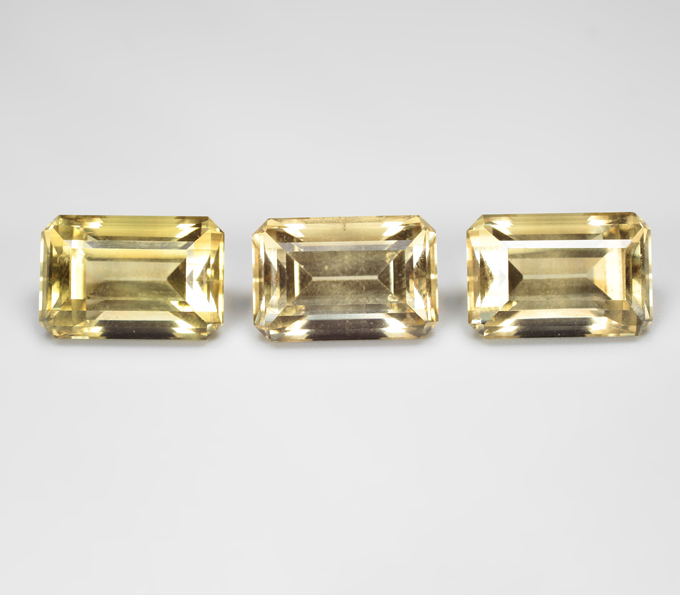 Набор цитринов топовой огранки 31,5 карата