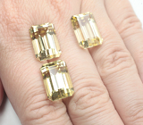 Набор цитринов топовой огранки 31,5 карата 