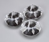 Набор чистейшего бесцветного кварца португальской огранки 39,8 карата