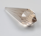 Бриолет чистейшего дымчатого кварца португальской огранки 7,9 карата 