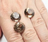 Набор дымчатого кварца высокой чистоты португальской огранки 30 карат