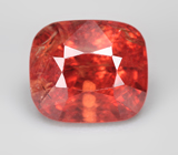 Яркая красно-оранжевая шпинель 1,26 карата 