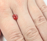 Яркая красно-оранжевая шпинель 1,26 карата 