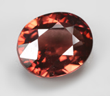 Розово-оранжевый циркон высокой чистоты 3,61 карата