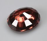 Розово-оранжевый циркон высокой чистоты 3,61 карата 