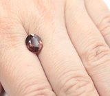 Розово-оранжевый циркон высокой чистоты 3,61 карата 