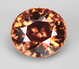 Чистейший желто-оранжевый циркон 2,54 карата 