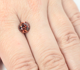 Чистейший розово-оранжевый циркон 2,75 карата 