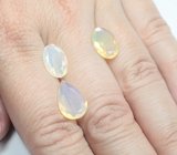 Набор из 3 ограненных эфиопских опалов 4,71 карата