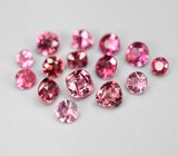 Набор из 15 ярко-неоновых шпинелей 1,95 карата