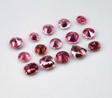 Набор из 15 ярко-неоновых шпинелей 1,95 карата