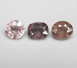 Набор из 3 гранатов со сменой цвета 2,15 карата 