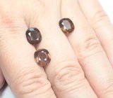 Крупный набор из 3 гранатов со сменой цвета 8,38 карата