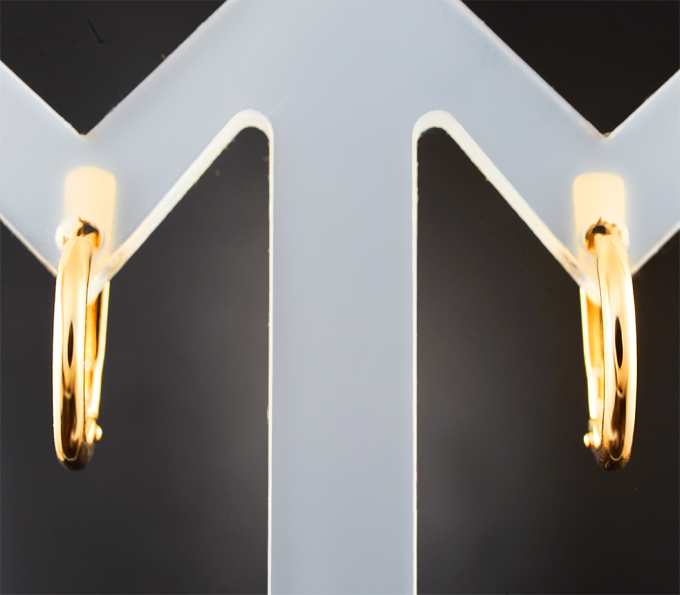 Золотые серьги для подвесов