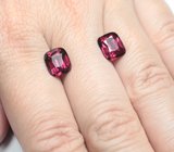 Редкая пара чистейших умбалитов гранатов  7,31 карата