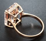 Кольцо с морганитом 14,31 карата Золото