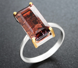 Кольцо с турмалином 5,16 карата Серебро 925