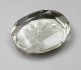 Резной зеленый аметист 10,58 карата